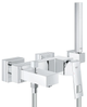 Смеситель настенный для ванны в хроме Grohe Eurocube - изображение 1