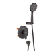 Змішувач для душу Haiba Amanda 003 (Inner) Black (HB3956) - зображення 1