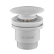 Донный клапан для умывальника Koer PW-01-03 1 1/4'' (кнопка) (Белый) (KR3402) - изображение 1