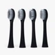 Портативная электрическая зубная щетка с 4 насадками Sonic Toothbrush, беспроводная электрощетка для чистки зубов на аккумуляторе Черная X-3-Black - изображение 4