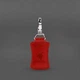 Кожаный брелок Premium красный (A-028457) - изображение 2