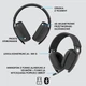 Bluetooth - гарнітура Logitech Zone Vibe Wireless MS Graphite (981-001157) - зображення 3