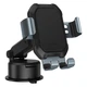 Тримач для телефона в автомобіль Baseus Tank Gravity Car Mount With Suction Base (5.4" - 6.7"). Black - зображення 3