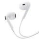 Навушники з мікрофоном провідні Baseus Encok Semi-in-Ear Wired Earphones (3.5mm, 1.1m). White - зображення 2