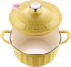 Garnek do gotowania gęsi Buydeem żeliwny emaliowany Mellow Yellow 3.9 l (6950386610109) - obraz 3