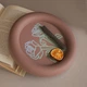 Силиконовая форма для гипсовых изделий тарелка с узором роза для сувенирной продукции - изображение 3