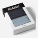 Набор трусов шортов мужских Atlantic 2MBX-076 XL 2 шт Голубой/Графитовый (5903351397247) - изображение 6