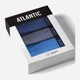 Набор трусов слипов мужских хлопковых Atlantic 3MP-094 S 3 шт Голубой/Темно-голубой/Индиго (5903351396561) - изображение 4