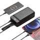 Універсальна мобільна батарея XO PR157 400000mAh Black (PR157.black) ( Чорний ) - изображение 5