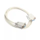 Кабель Ewell COM-порт, RS-232, DB9, пряме зєднання, F/F, 1.4 м (EW741) - зображення 2