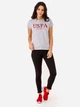 Футболка хлопковая женская U.S. Polo Assn 215847-1D00A(LIGHT GRAY HEATHER) XS Серая (786660493092) - изображение 3