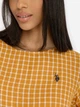 Блузка женская U.S. Polo Assn 215899-ZH00A(DUTCHESS GOLD) XS Золотистая (786660526721) - изображение 4