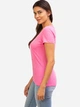 Футболка бавовняна жіноча U.S. Polo Assn 212201-PO00A (PINK SANGRIA) S Рожева (786660288193) - зображення 4