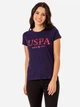Футболка хлопковая женская U.S. Polo Assn 215847-1D00A(EVENING BLUE) XS Темно-синяя (786660492613) - изображение 5