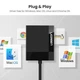 Картридер 4 in 1 UGREEN CR125 USB 3.0 SD/TF/CF/MS, кабель 50см, 5 Гбіт/с Black (30333) - зображення 4