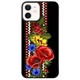 Чохол для Apple iPhone 12 2D пластиковий з чорними силіконовими бортиками Ornament Ukraine (14072190821341483) - зображення 1