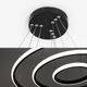 Керована світлодіодна люстра LATTE 75W 3R-ON/OFF-600x1100-BLACK/WHITE-220-IP20 - зображення 8
