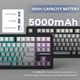 Ігрова безпровідна клавіатура Attack Shark m87 pro GRADIENT Механічна ( 2.4G/Bluetooth/USB type-c) RGB Підсвічування - зображення 7