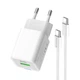 Сетевое зарядное устройство ColorWay GaN Mini 35W PD Port PPS USB (Type-C PD + USB QC4.0) White (CW-CHS055PDC-WT) + кабель USB Type-C - изображение 5
