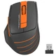 Мышь беспроводная A4Tech FG30S Orange/Black USB - изображение 1