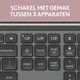 Клавiатура бездротова Logitech Signature Slim K950 US Graphite USB (920-012465) - зображення 8