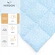 Одеяло пуховое MirSon №1837 Bio-Blue 90% пух деми 220x240 (2200003013474) - изображение 3
