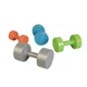 Гантелі пластикові LiveUp CEMENT DUMBELL 2х4кг Grey (пара -2 шт) - изображение 2