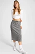Спідниця Converse Long Woven Cargo Skirt Grey 10026794-055 M - зображення 4