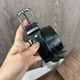 Мужской ремень из натуральной кожи Hugo Boss классический черный пояс для мужчин стильный ремень - изображение 5