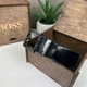 Мужской ремень из натуральной кожи Hugo Boss классический черный пояс для мужчин стильный ремень - изображение 8