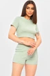 Костюм женский однотонный мятного цвета Fashion размер 40-42 (203351) - изображение 1