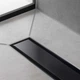 Зовнішня частина зливу трап Hansgrohe для душу 700 мм RainDrain Match 56037670 чорний матовий - изображение 4
