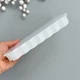 Форма силиконовая Соты для льда Белая с пластиковой крышкой - изображение 2