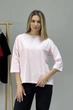 Кофта-лонгслив женская UMON XL с рукавом 3/4 светло-розовая (М181) - изображение 1