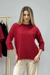 Кофта-лонгслив женская UMON XL с рукавом 3/4 красная (М181) - изображение 1
