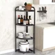 Складна полиця стелаж кутова Storage Rack 4 яруси 51 х 35 х 120 см (M50285) - зображення 4