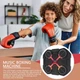 Детский тренажер для бокса с подсветкой музыкой и подключением Bluetooth Boxing Target Черный - изображение 5