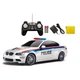 Машинка на радіокеруванні з підсвічуванням Поліція Police BMW M3 Білий - зображення 4