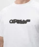Мужская футболка Off-White White T-shirt with logo print Размер L Белый - изображение 3