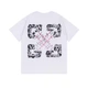 Женская футболка Off-White big logo-print cotton t-shirt Размер M Белый - изображение 2