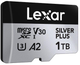 Карта памяти Lexar Professional Silver Plus microSDXC 1TB UHS-I U3 V30 A2 (LMSSIPL001T-BNANG) - изображение 2