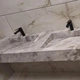 Двойной умывальник из керамогранита, двойная раковина из камня, умывальники из керамогранита - изображение 5