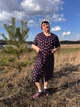 Халат на молнии для женщин хлопковый 2XL Черный с фиолетовым (Д-al-batal-25-003-03) - изображение 1