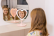 Дзеркало косметичне Innogio GIOperfect Рожеве серце GIO-758HEART (5904405021583) - зображення 4