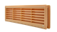 Вентиляционная решетка дверная пластиковая бежевая AirRoxy 115x430 beige 02-130 - изображение 3