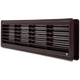 Вентиляционная решетка дверная пластиковая коричневая AirRoxy 115x430 brown 02-128 - изображение 1
