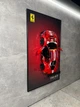 Арт Тримач Рамка 80x50 см. на Стіну для Фірмового Конструктора Technic Ferrari 488 GTE AF Corse №51 (42125) Ферарі - Type-C - зображення 7