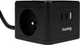 Przedłużacz Huslog HUS1001 Cube Extension Cord with LED Black (OWN000063) - obraz 1