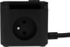 Przedłużacz Huslog HUS1003 Cube Extension Cord with USB Black (OWN000066) - obraz 2