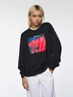 Свитшот оверсайз мужской Uniqlo 517882840 2XL Черный с принтом (1159827321) - изображение 13